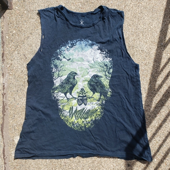 Tops - Life Clothing Co nature skull tank top